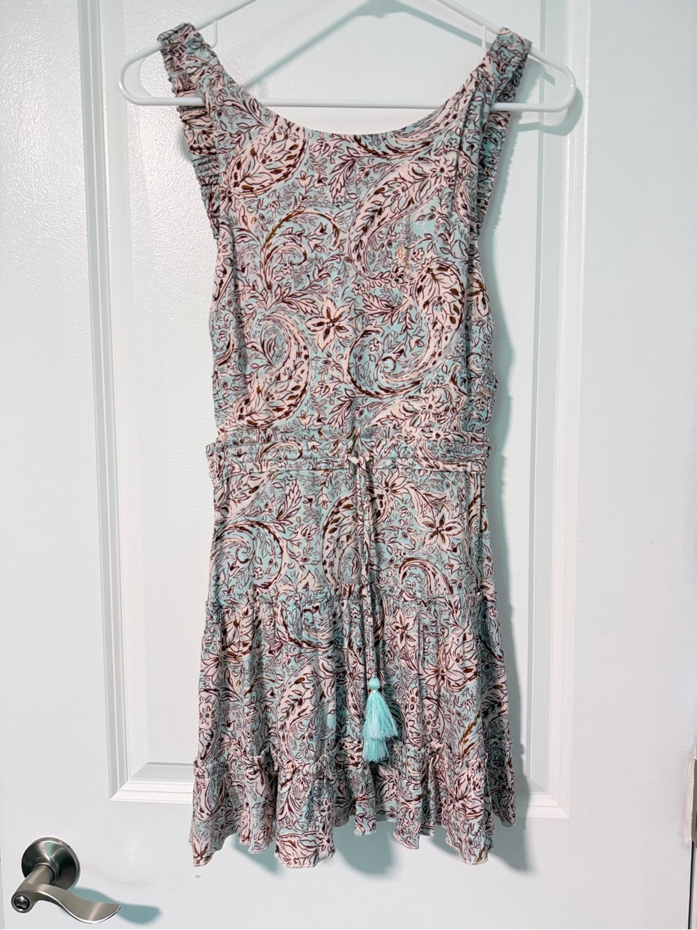 Sky to Moon Pink Paisley Floral Dress